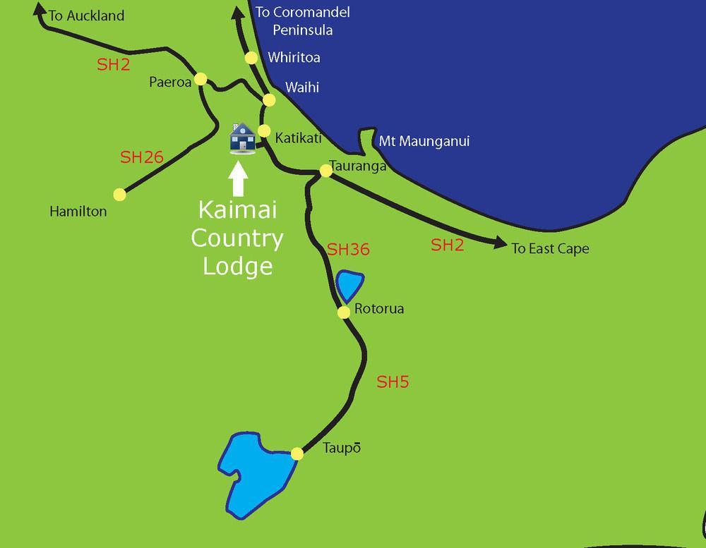 Kaimai Country Lodge Катікаті Екстер'єр фото
